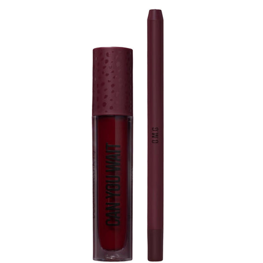 Duo de labiales - Can you wait (Wine red)